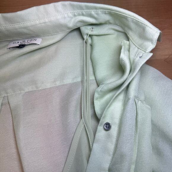 Halston Heritage light green dress with full removable liner. Size 10 - Picture 7 of 9